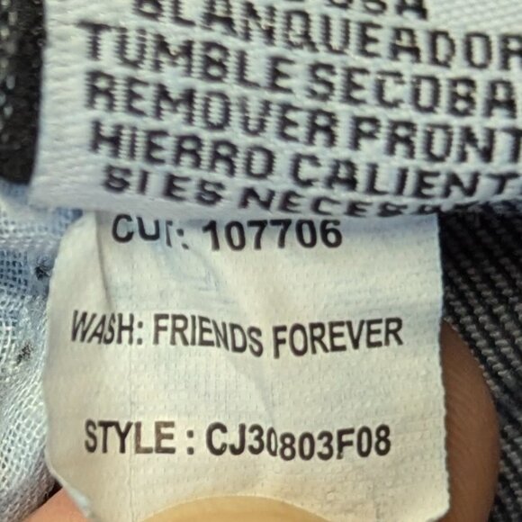 RE Generation Meadow Denim Shorts Size 3/26 in Friends Forever Wash - Picture 7 of 10